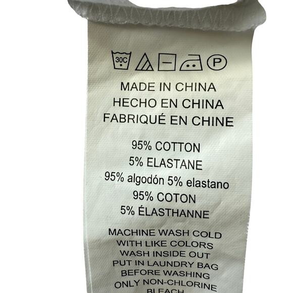 Michael Kors White Cold Shoulder Knit Shirt Size L Nautical Stretch Basics - Picture 13 of 15